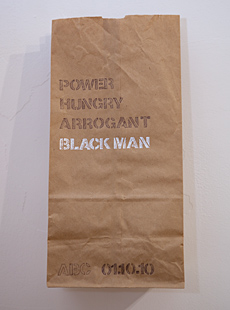 tüte power hungry black man